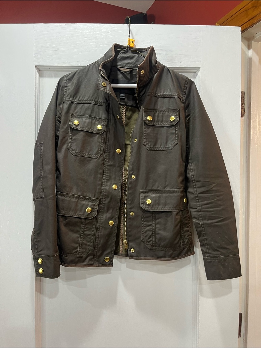 Jcrew wax barn jacket